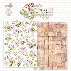 Набор бумаги А5 "Spring is everywhere. Для вырезания", 18 листов (DreamLight Studio)