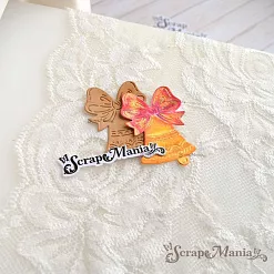 Нож "Школьная жизнь. Колокольчик. Первый звонок", 3,4х4,5 см (ScrapMania)