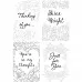 Набор текстурированных карточек "Shabby garden", на английском (Фабрика Декору)