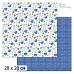 20х20 Бумага "Волшебный снегопад. Дизайн 1" (ScrapMania)
