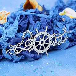 Украшение из чипборда "Штурвал 1507" (Fantasy) Украшение из чипборда "Штурвал 1507" (Fantasy)