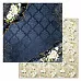 Набор бумаги 30,5х30,5 см "Королевский сапфир", 12 листов (ScrapMania)