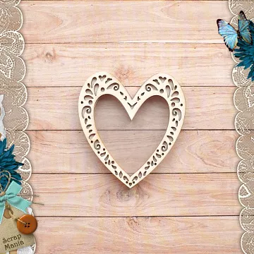 Чипборд "Алиса в сказке. Шейкер. Черви маленький (ScrapMania)