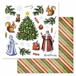 Набор бумаги 20х20 см для вырезания и вдохновения "Персонажи", 6 листов (ScrapMania)