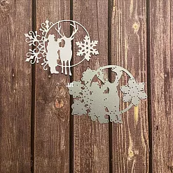 Нож "Санта и Олень", 8х10,5 см (Scrapman) Нож "Санта и Олень", 8х10,5 см (Scrapman)