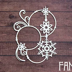 Чипборд "Рамки новогодние трио 2309" (Fantasy) Чипборд "Рамки новогодние трио 2309" (Fantasy)