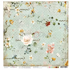 Бумага 30х30 см "Rays of Sunshine 04" (CraftO'clock)