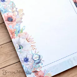Блокнот на пружине А6 "Море, я скучала", 16 листов (ScrapMania)