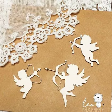 Чипборд "Ангелочки", 3,5х3 см (LeoMammy)
