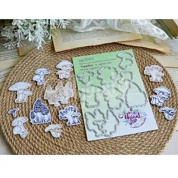 Нож "Контурные. Грибы", 4,1х3 см (AgiArt)