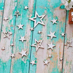 Набор украшений из чипборда "Звезды" (ScrapКрым)