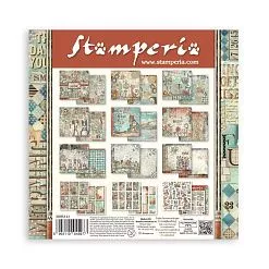 Набор бумаги 20х20 см "Furry Friends", 10 листов (Stamperia)