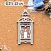 Шейкер "Новогодние гномы. Фонарь со свечой большой", 6,5х13 см (ScrapMania)