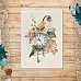 Тканевая карточка "Девичья тайна. Время" (ScrapMania)