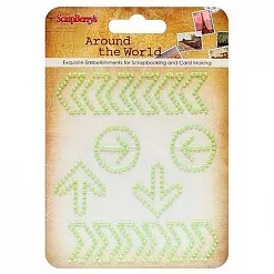 Наклейки из полужемчужин "Вокруг света 3" (ScrapBerry's)