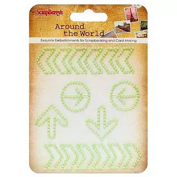 Наклейки из полужемчужин "Вокруг света 3" (ScrapBerry's)