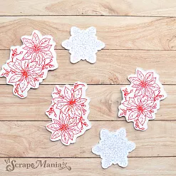 Набор высечек из бумаги "Зимняя прелесть. Надписи" (ScrapMania) Набор высечек из бумаги "Зимняя прелесть. Надписи" (ScrapMania)