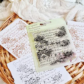 Штамп "Фоновый. Тайны Версаля", 9,1х8,2 см (AgiArt)