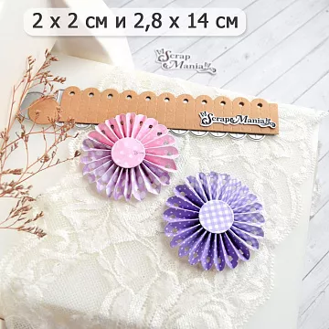 Нож "Розетка. Круг", 2,8х14 см (ScrapMania)