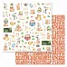 Набор бумаги 20х20 см "Первоклашка", 12 листов (ScrapMania)