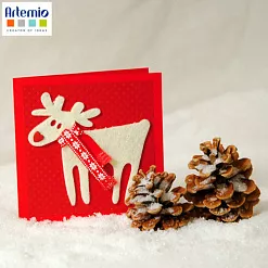Набор лент "Новогодние мотивы в красно-белом" (Artemio)