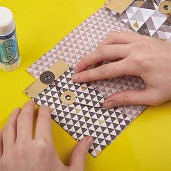 Набор конвертов "Geometric Mocha" (DoCrafts)