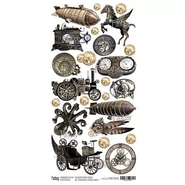 Бумага 13х28 см "Мужские правила. Лист для вырезания 7" (Fantasy)