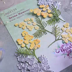 Нож "Ветки мимозы", 6,7х4,5 см (AgiArt)