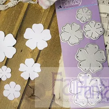 Набор ножей для вырубки цветок "Роза" (Fantasy)