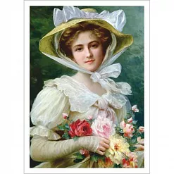 Тканевая карточка мини "Барышни. Мариса" (ScrapMania) Тканевая карточка мини "Барышни. Мариса" (ScrapMania)