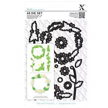 Набор ножей для вырубки "Рамка из маргариток" (DoCrafts)