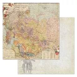 Набор бумаги 20х20 см "СССР", 12 листов (ScrapMania)