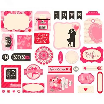 Набор вырубок "Blowing kisses" (Echo Park)