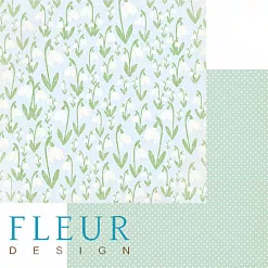 Бумага "Зарисовки весны. Поляна" (Fleur-design)