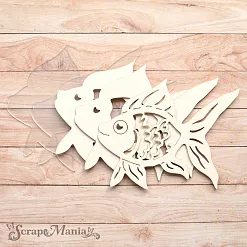 Чипборд "Морячок. Шейкер. Рыбка. Большая" (ScrapMania)