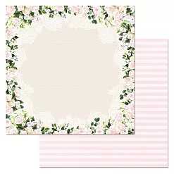 Бумага "Свадебный сюжет. В окружении роз" (ScrapMania) Бумага "Свадебный сюжет. В окружении роз" (ScrapMania)