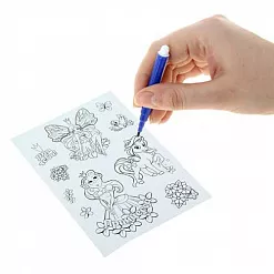 Наклейки 13х18 см раскраски "Сказочная страна"