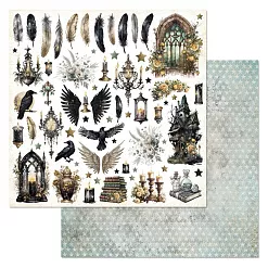 Бумага "Заколдованные страницы. Картинки" (ScrapMania) Бумага "Заколдованные страницы. Картинки" (ScrapMania)