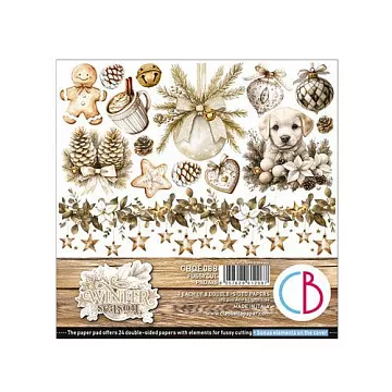 Набор бумаги 15х15 см "Winter season. Fussy Cut", 24 листа (Ciao Bella) Набор бумаги 15х15 см "Winter season. Fussy Cut", 24 листа (Ciao Bella)