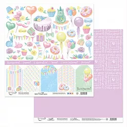 Бумага "Сладкое время. Картинки" (Mr.Painter) Бумага "Сладкое время. Картинки" (Mr.Painter)