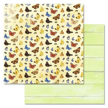 Бумага "Дыхание лета. Взмах крыла" (ScrapMania)