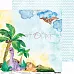Бумага 30х30 см "Dino adventures 02" (CraftO'clock)