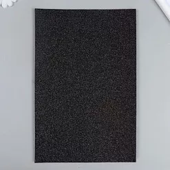 Отрез фетра А4 с глиттером "Чёрный", толщина 2 мм