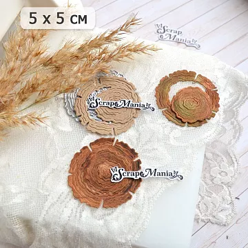 Нож "Пляж. Спил круглый большой", 5х5 см (ScrapMania)