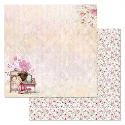 Бумага "Маленькая королева. Улыбайся" (ScrapMania)