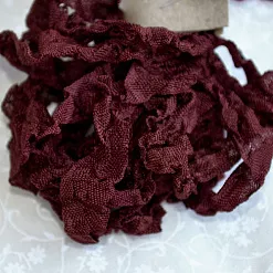 Шебби лента "Винная", ширина 1,5 см, длина 5 м (Craft)