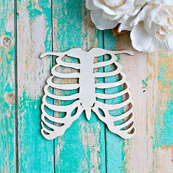 Украшение из чипборда "Грудная клетка" (ScrapКрым)