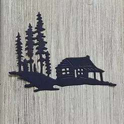 Нож "Домик в лесу 2", 6,7х8,7 см (ArtScrap) Нож "Домик в лесу 2", 6,7х8,7 см (ArtScrap)