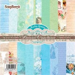 Набор бумаги 20х20 см "Весеннее очарование", 24 листа (ScrapBerry's)
