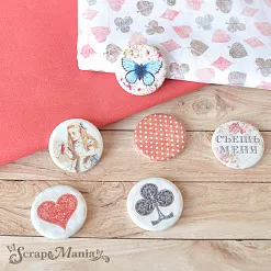 Набор фишек "Алиса в сказке. Съешь меня" (ScrapMania)